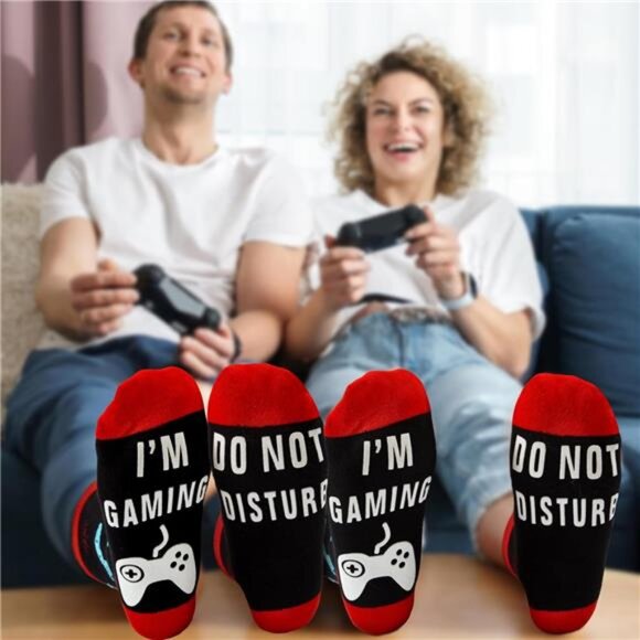Easter Basket Stuffers Stocking Stuffers Funny Gamer Socks - Picture 4 of 8
